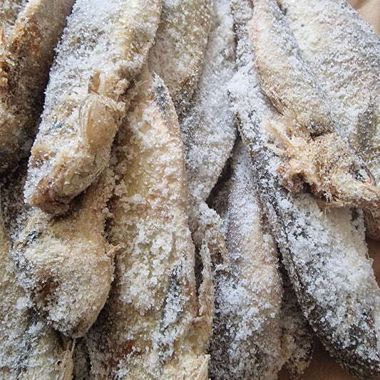 Poisson d'eau douce séché par salaison