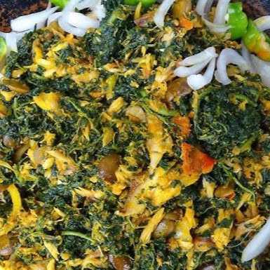 Version cuisinée du légume gboman